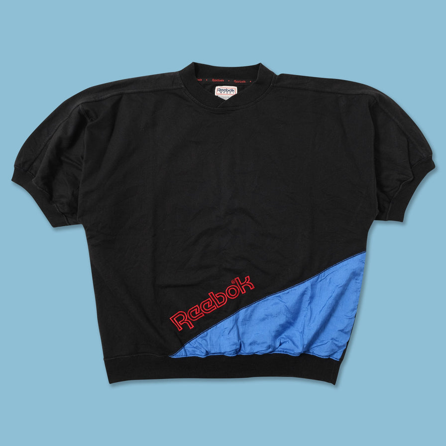 Vintage Reebok Short Sleeve Sweater Large 