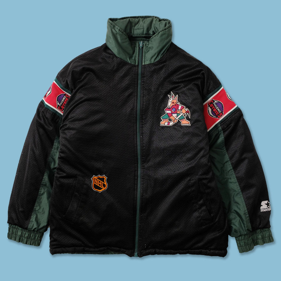 Vintage Starter Phoenix Coyotes Reversible Jacket Large 