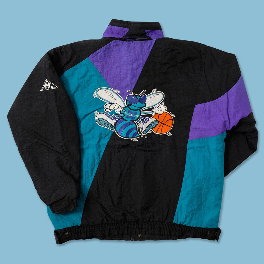 Vintage Charlotte Hornets Padded Jacket Medium 