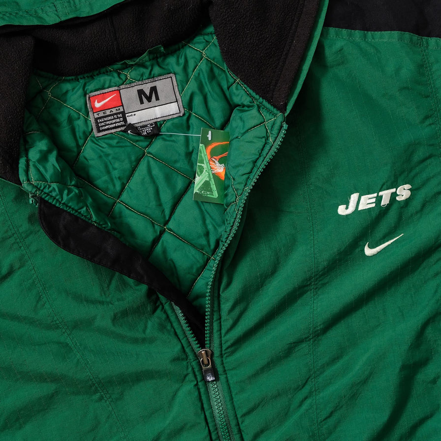Vintage Nike New York Jets Padded Jacket Medium 