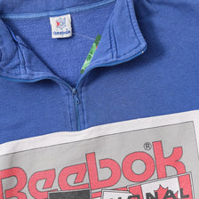 Vintage Reebok Q-Zip Sweater Small 
