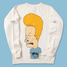 Vintage Stussy Beavis & Butthead Sweater Small 