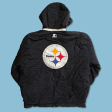 Vintage Starter Pittsburgh Steelers Padded Jacket XLarge 