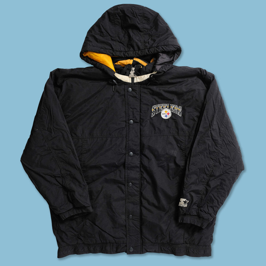 Vintage Starter Pittsburgh Steelers Padded Jacket XLarge 