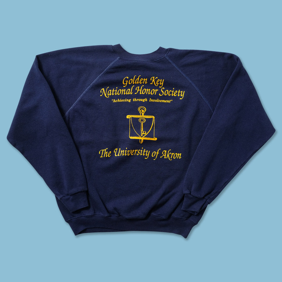 Vintage University of Akron Sweater Small 