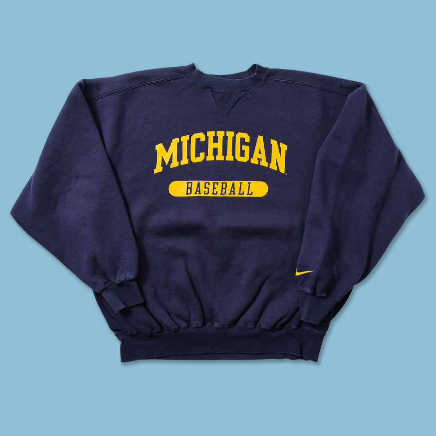 Vintage Nike Michigan Baseball Sweater XLarge 