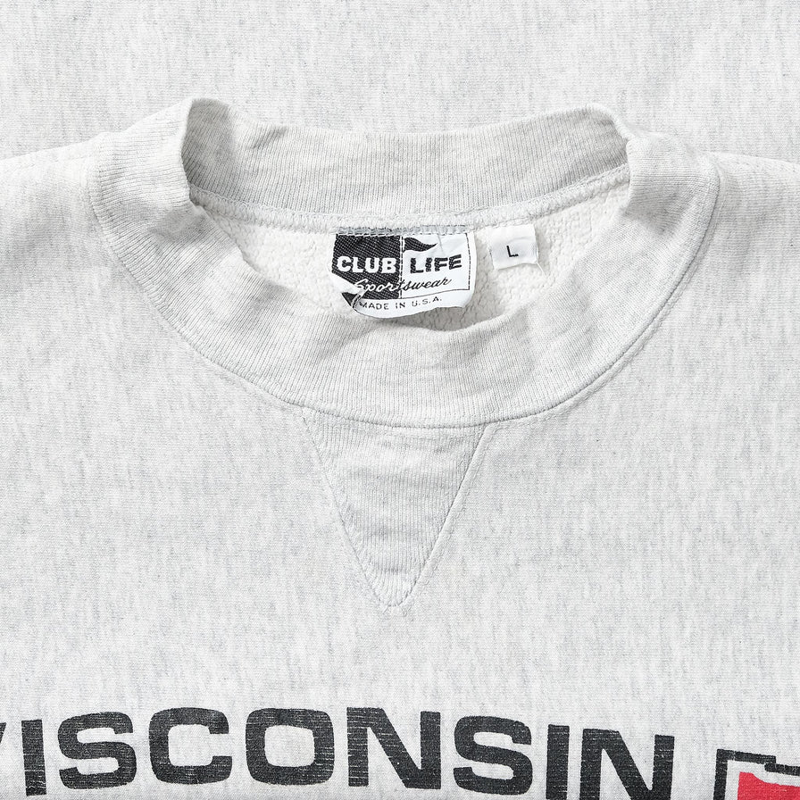 Vintage Wisconsin Badgers Sweater Large 