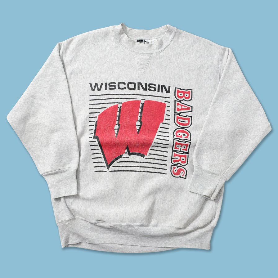 Vintage Wisconsin Badgers Sweater Large 