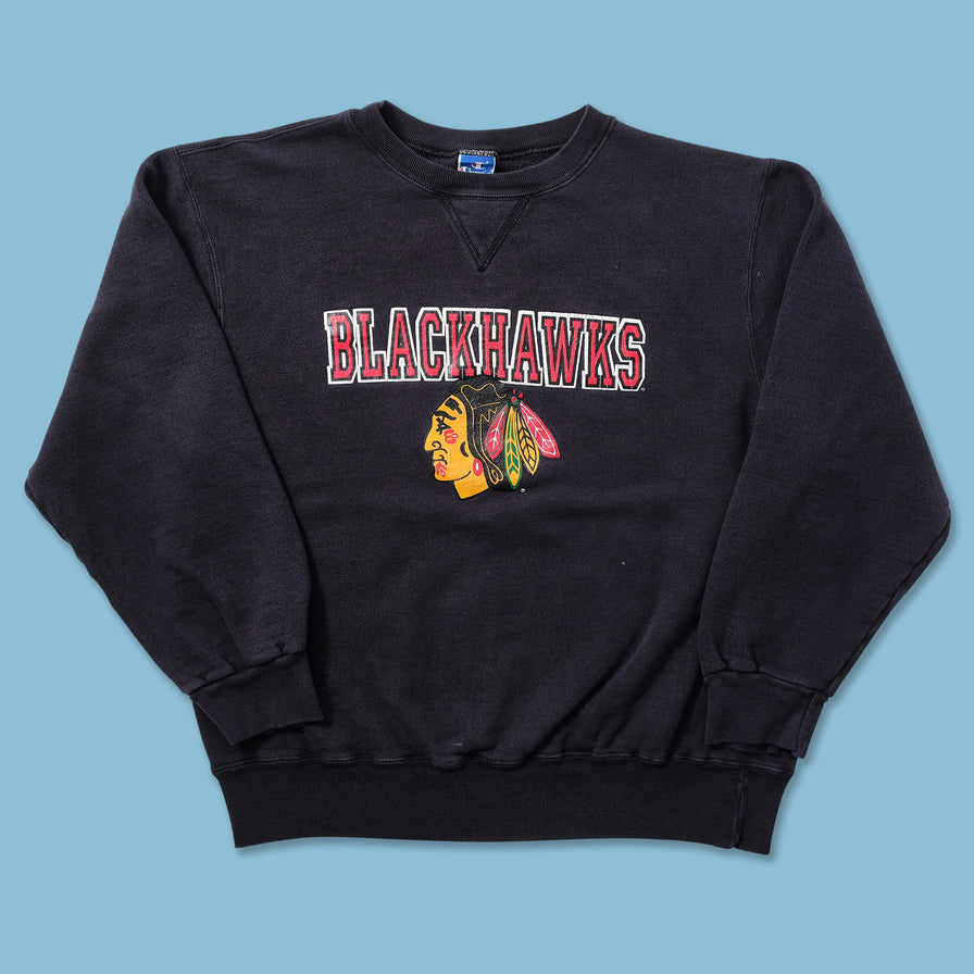 Vintage Champion Chicago Blackhawks Sweater Large 