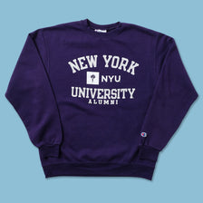 Champion New York University Sweater Medium 