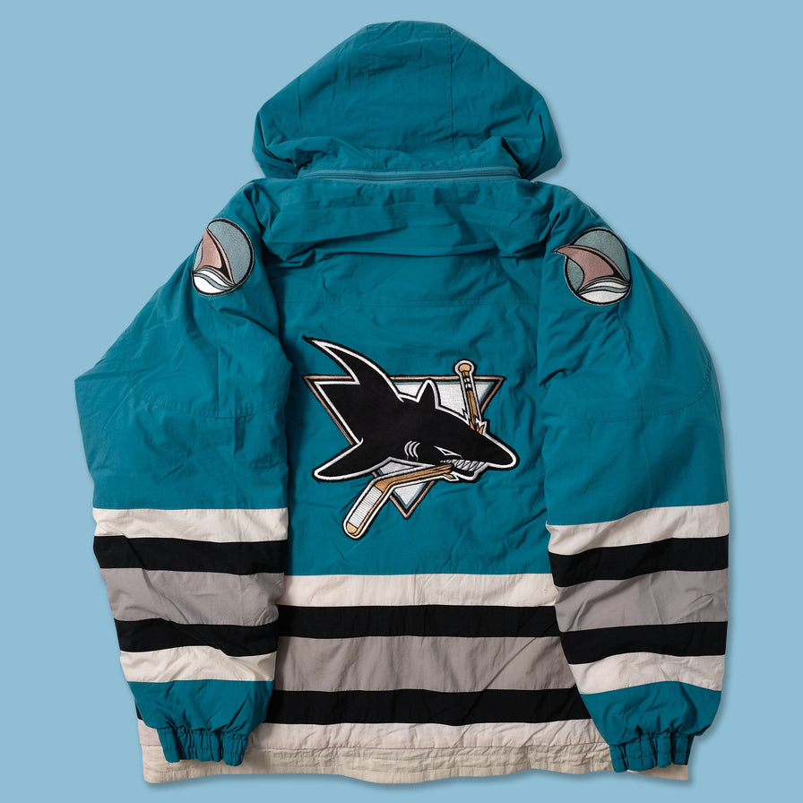 Vintage San Jose Sharks Padded Jacket XXL - Double Double Vintage