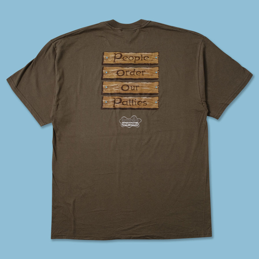 2003 Spongebob P.O.O.P. T-Shirt Large - Double Double Vintage