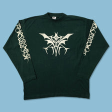 Y2K Tribal Longsleeve Medium - Double Double Vintage