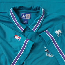 Vintage Starter Charlotte Hornets Shooting Shirt XLarge 