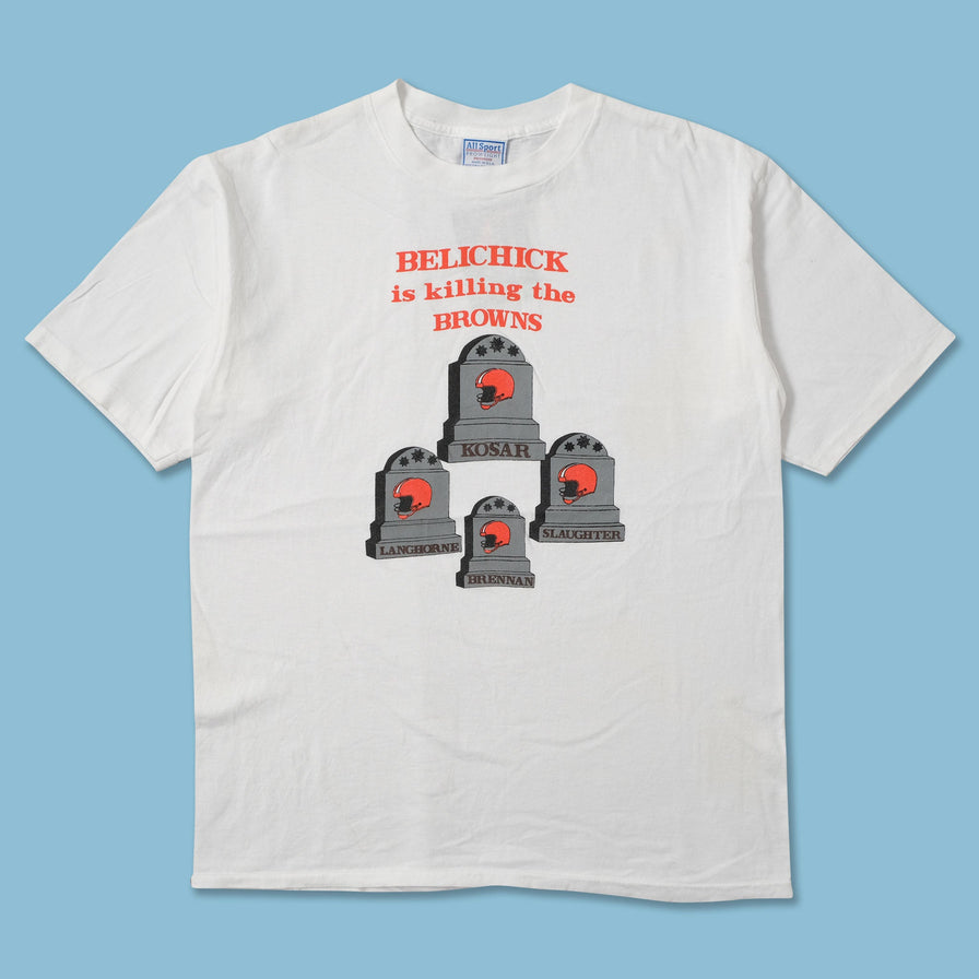 Vintage Bill Belichick T-Shirt Large 