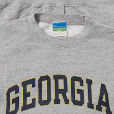Vintage Champion Georgia Tech Sweater Small 