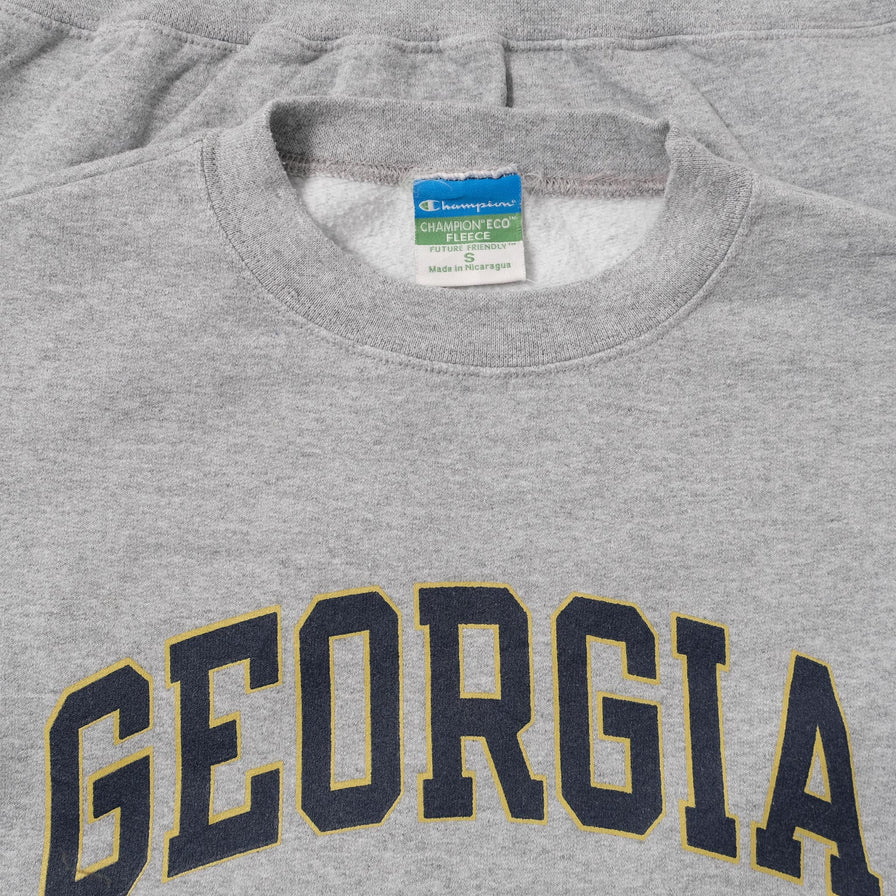 Vintage Champion Georgia Tech Sweater Small 