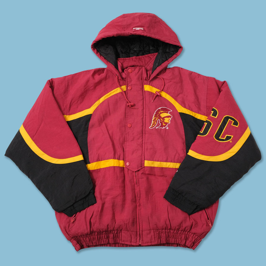 Vintage USC Trojans Padded Jacket Large 