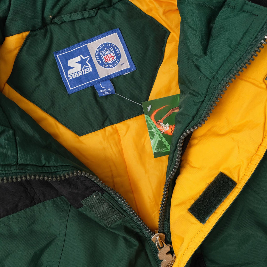 Vintage Starter Greenbay Packers Anorak Medium 