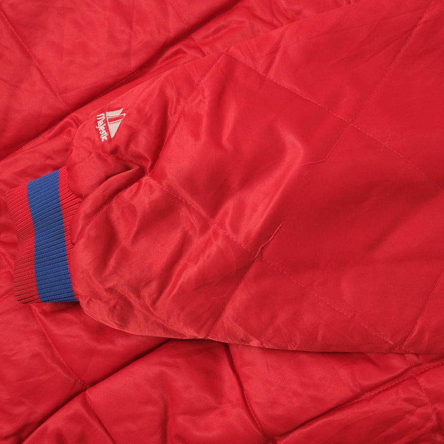 Vintage Philadelphia 76ers Satin Bomber Jacket XLarge 