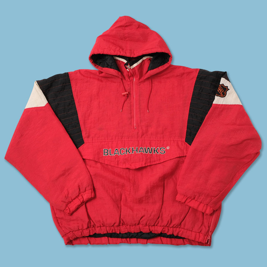 Vintage Starter Chicago Blackhawks Anorak XLarge 
