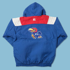 Vintage Starter Kansas Jayhawks Anorak Medium 