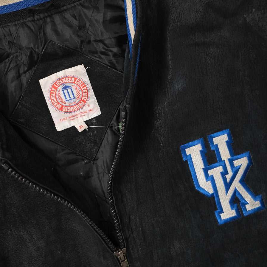 Vintage Kentucky Wildcats Suede Leather Jacket XLarge 