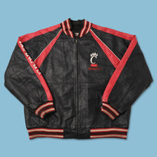 Vintage Cincinnati Bearcats Leather Jacket XXL 