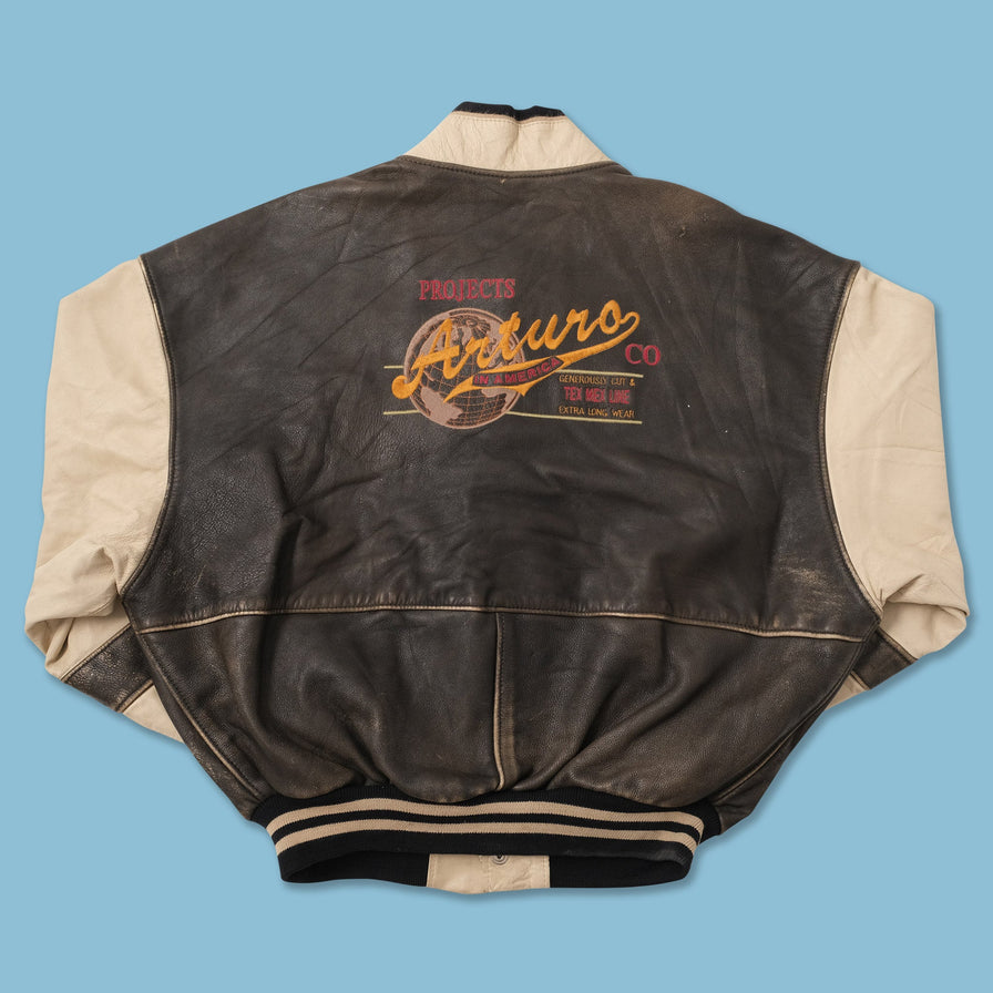Vintage Leather Jacket Medium 