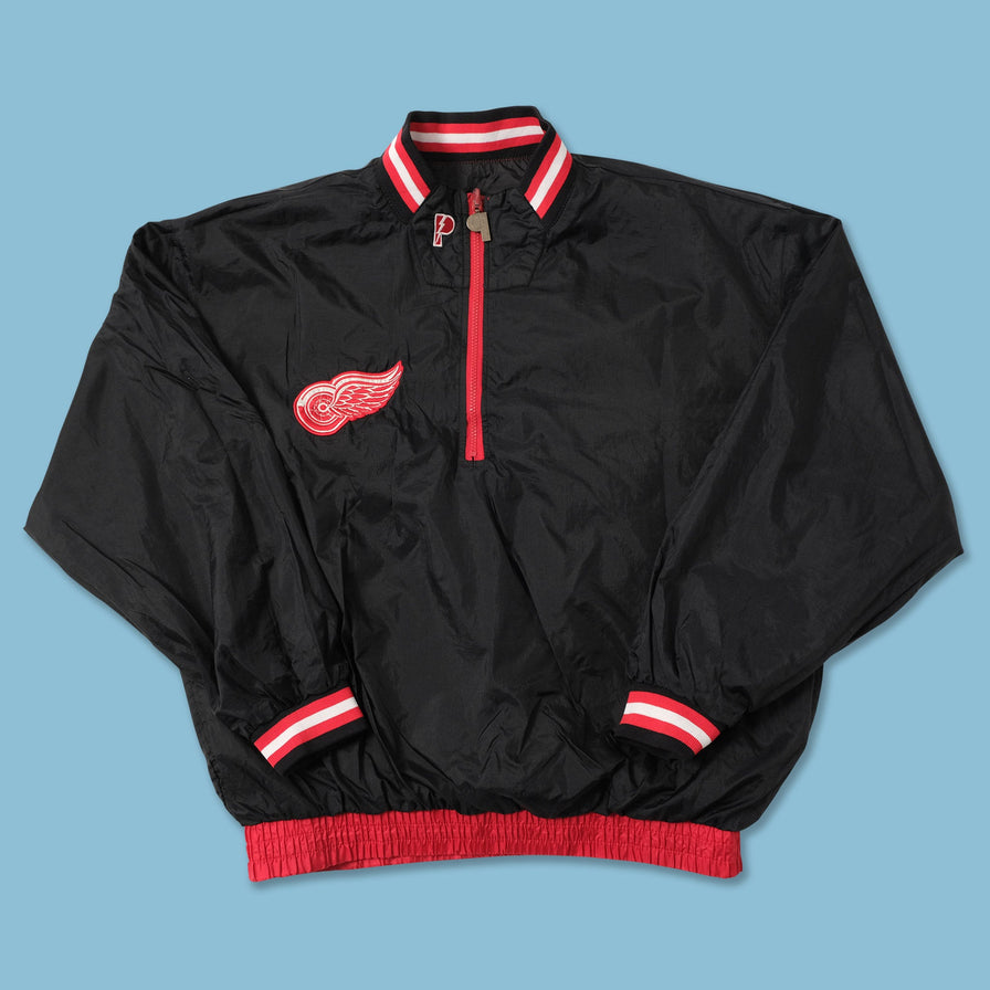 Vintage Detroit Red Wings Reversible Windbreaker Large 