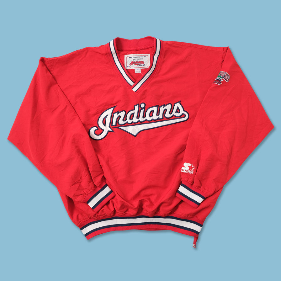 Vintage Starter Cleveland Indians Windbreaker Medium 