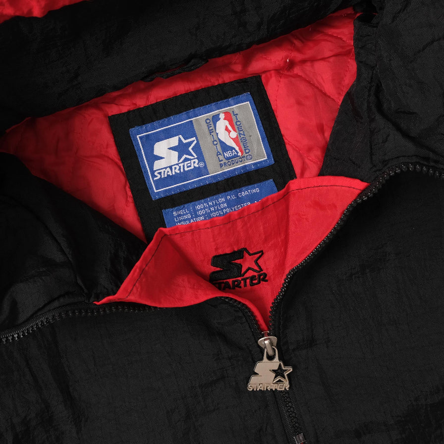Vintage Starter Chicago Bulls Padded Anorak XLarge 