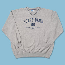 Vintage Notre Dame Sweater XLarge 