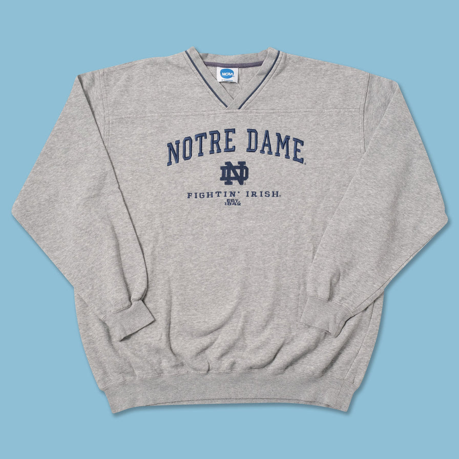 Vintage Notre Dame Sweater XLarge 