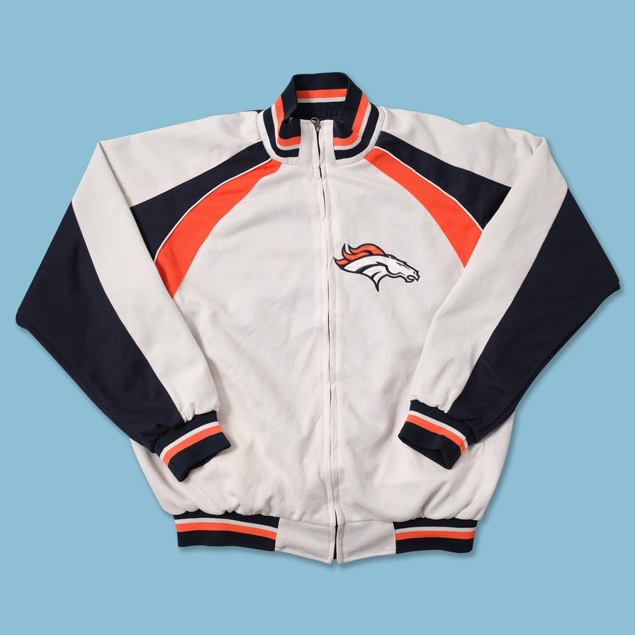 Reversible Denver Broncos Track Jacket Large 