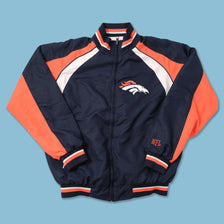 Reversible Denver Broncos Track Jacket Large 
