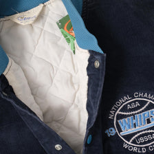 Vintage Cord Padded College Jacket Medium 