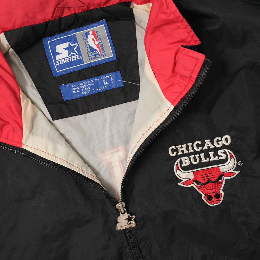 Vintage Starter Chicago Bulls Track Jacket XLarge 