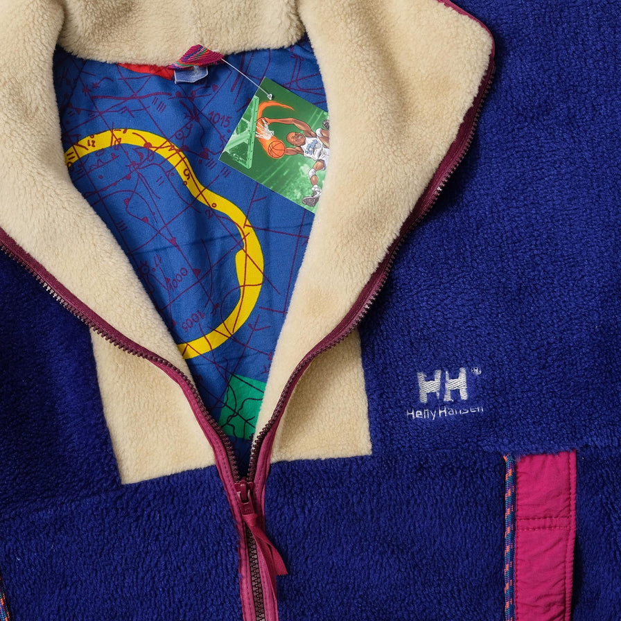Vintage Helly Hansen Deep Pile Fleece Jacket Medium 
