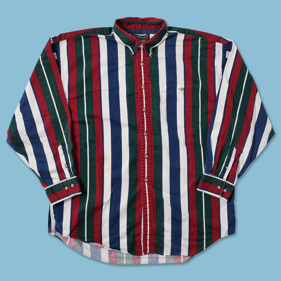 Vintage Striped Shirt XXL 