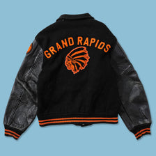 Vintage Wool Leather Varsity Jacket Medium 