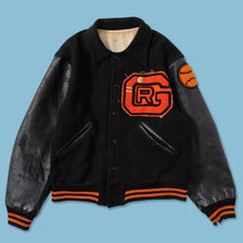 Vintage Wool Leather Varsity Jacket Medium 