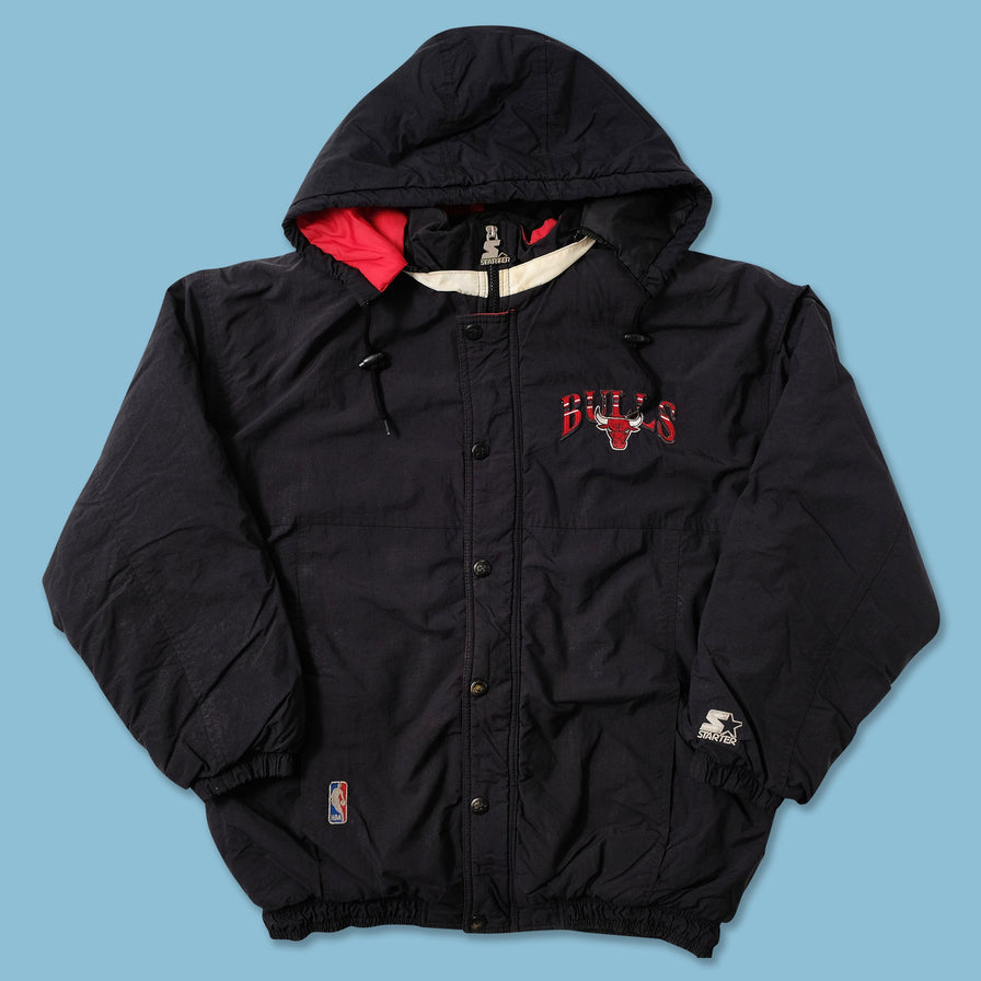 Vintage Starter Chicago Bulls Anorak Large 