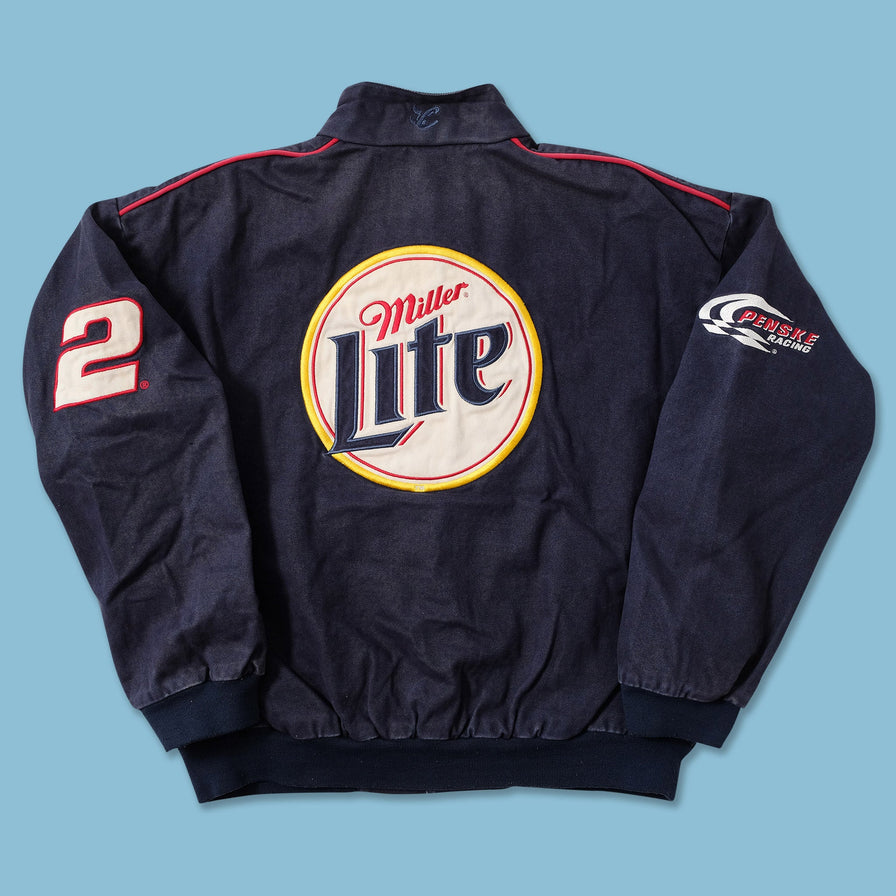 Vintage Miller Lite Racing Jacket Large 