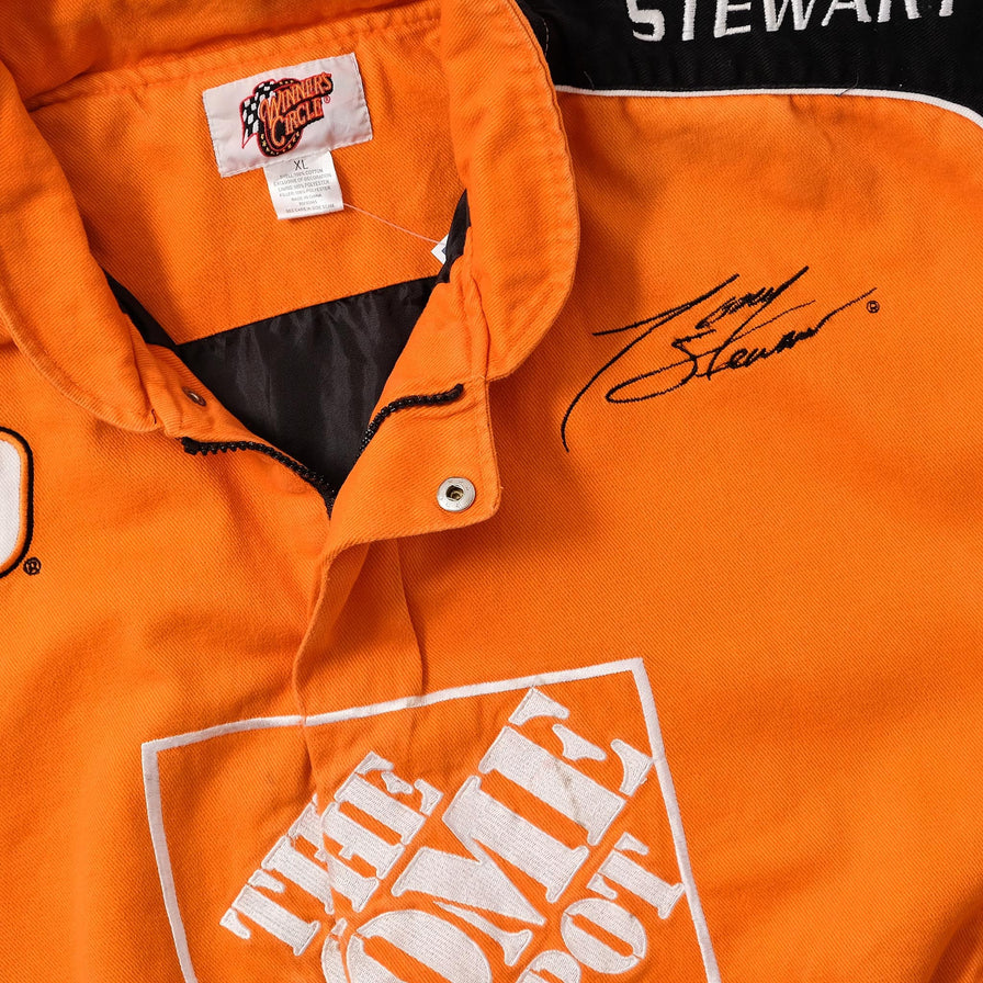 Vintage The Home Depot Racing Jacket Small 