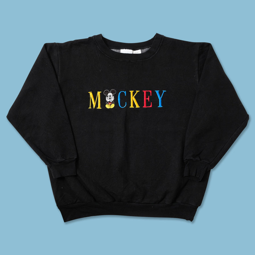 Vintage Mickey Mouse Sweater Large 