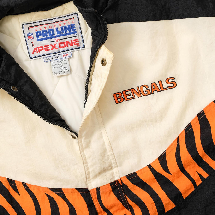 Vintage Cincinnati Bengals Padded Jacket Medium 