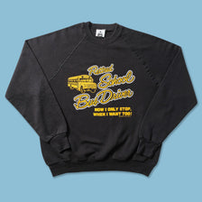 Vintage School Bus Driver Sweater Large 