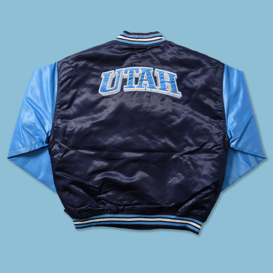 Utah Jazz Satin Bomber Jacket XLarge 