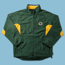 Vintage Reebok Greenbay Packers Light Jacket Large 